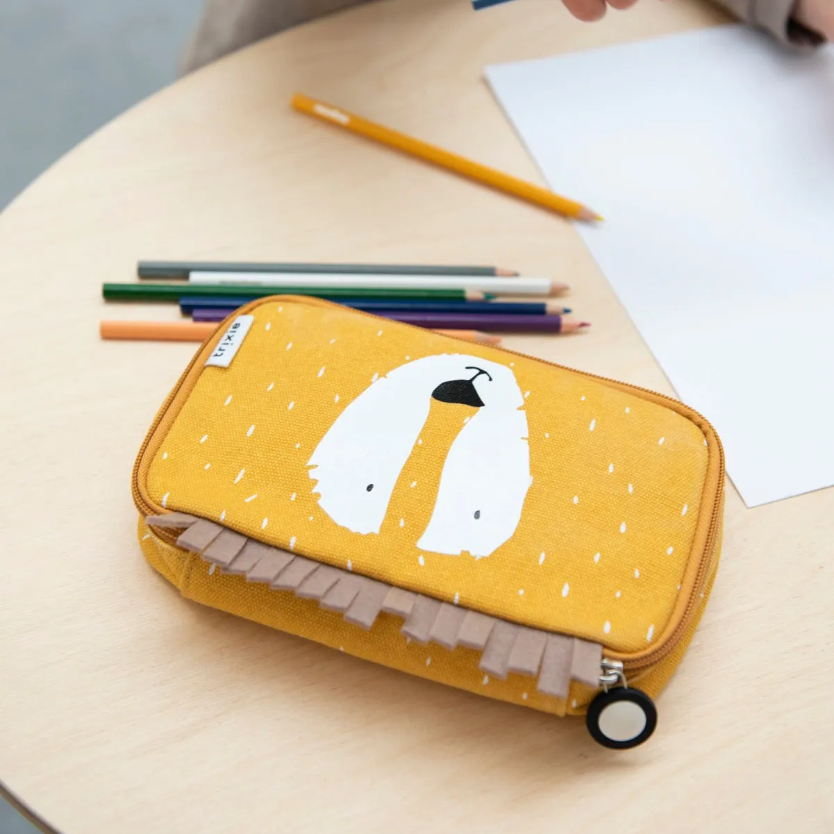 (76-213) Pencil case rectangular Trixie - Mr. Lion