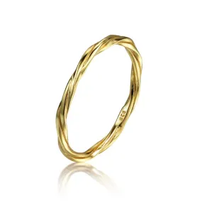 Anillo Trenza Oro