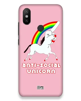 ANTI-SOCIAL UNICORN  |  xiaomi redme mi a2 Phone Case