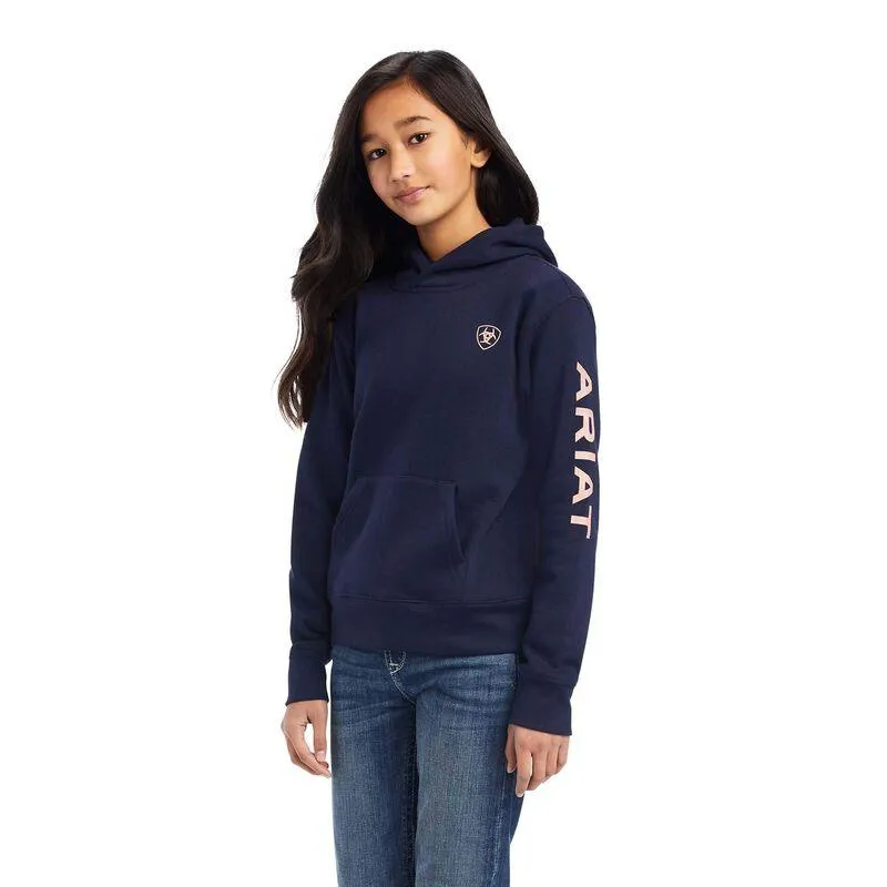 Ariat Girl's REAL Navy Hoodie 10041655