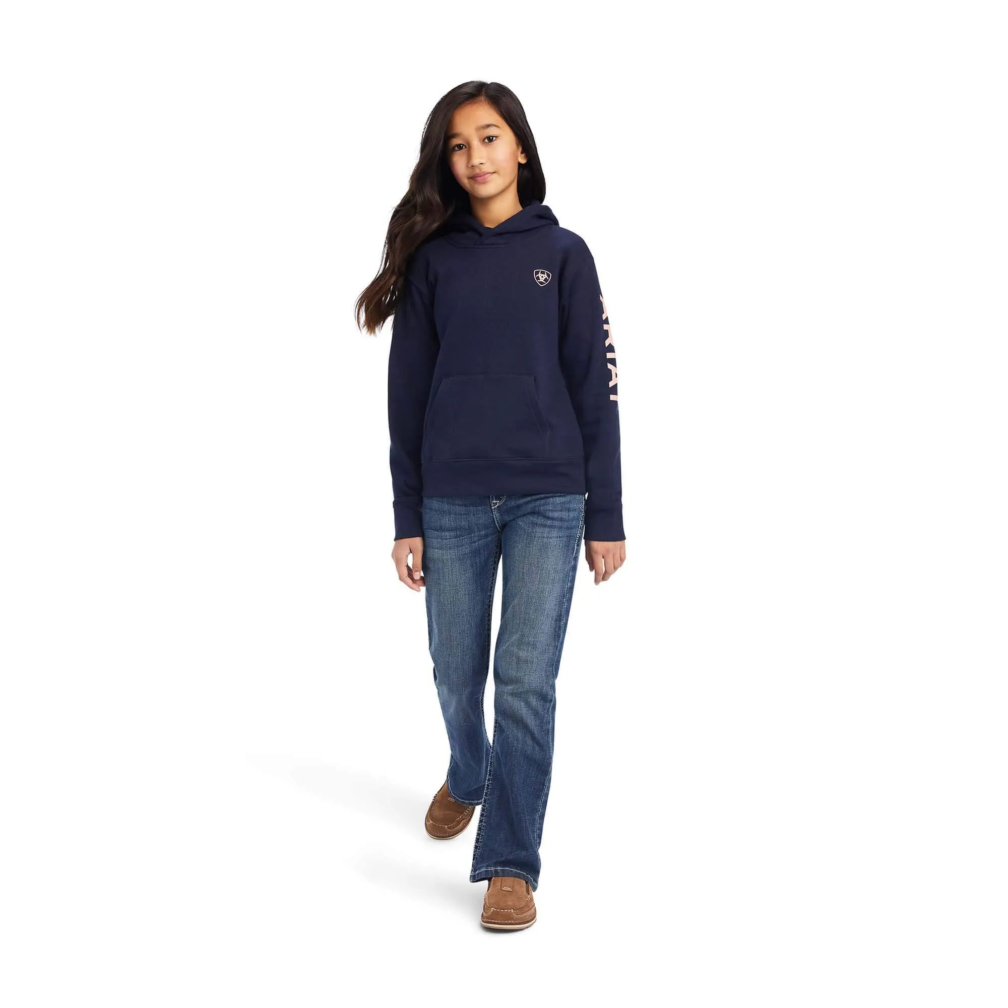 Ariat Girl's REAL Navy Hoodie 10041655