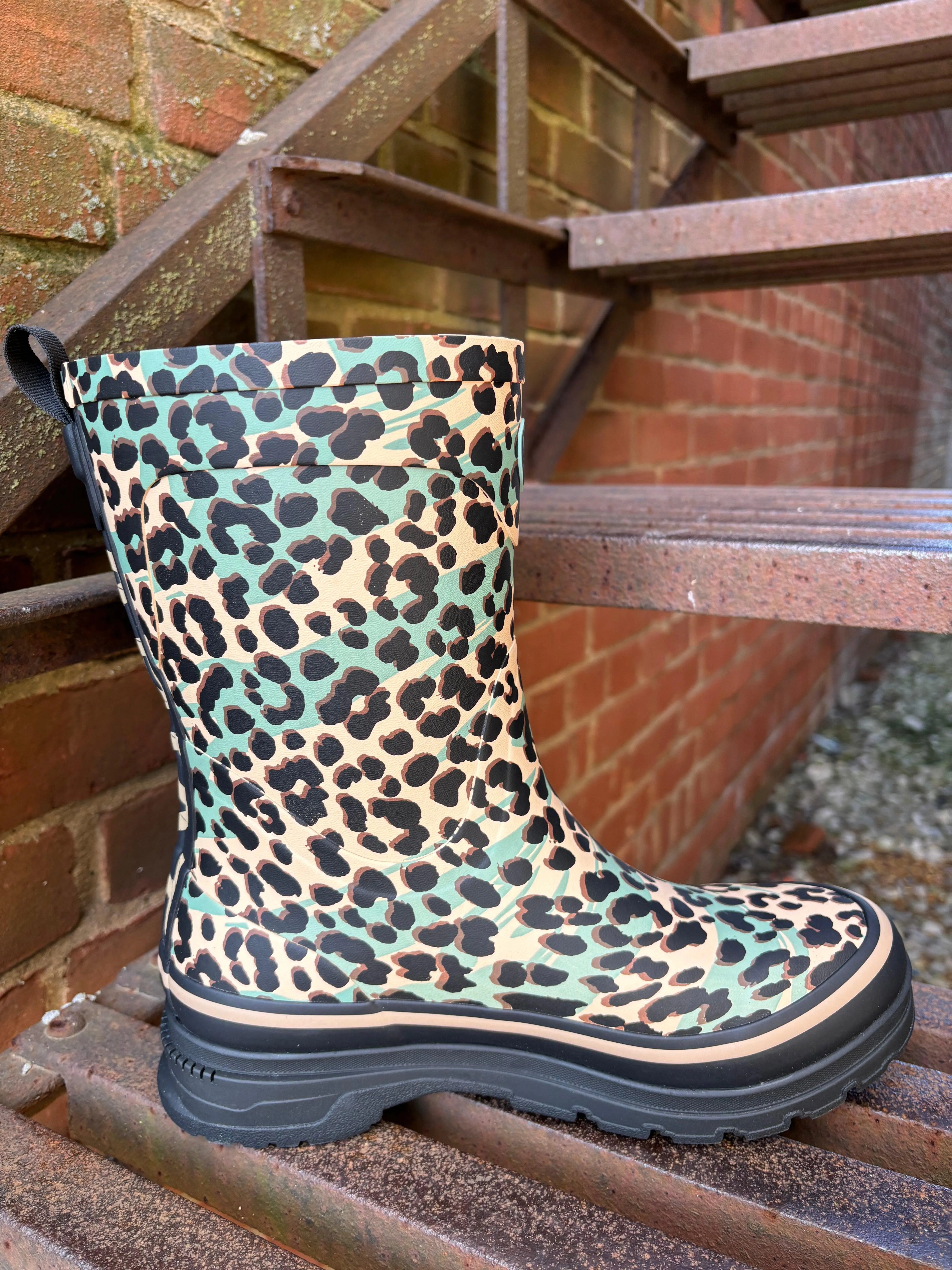 Ariat Insulated Leopard Camo Kelmarsh Mid Rubber Boots 10050930