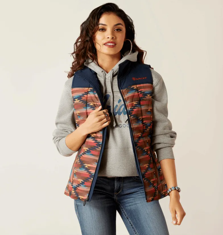 Ariat Women's Crius Mirage Aztec Insulated Vest 10046684