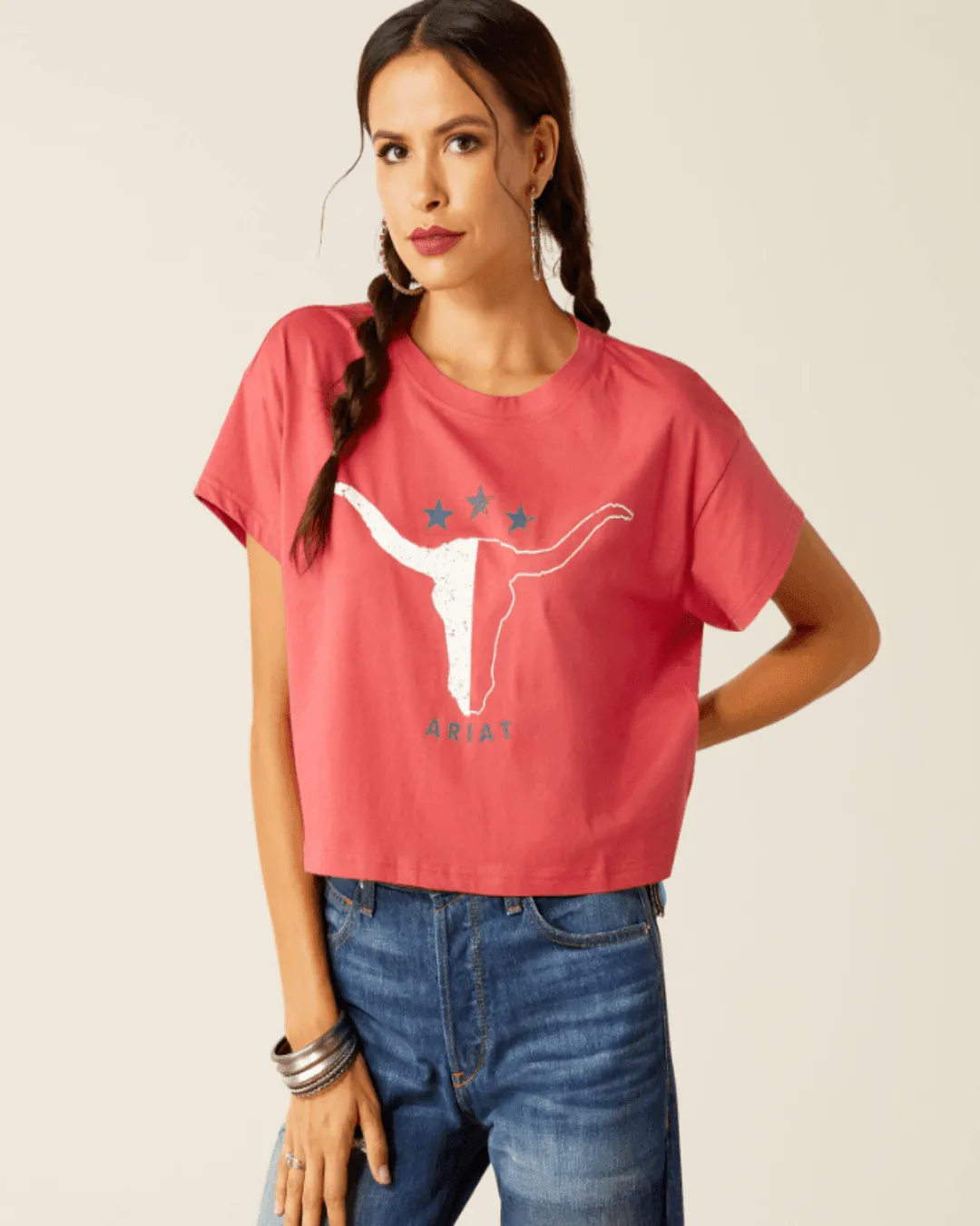 Ariat Women's Garnet Rose Lone Star Tee 10051299