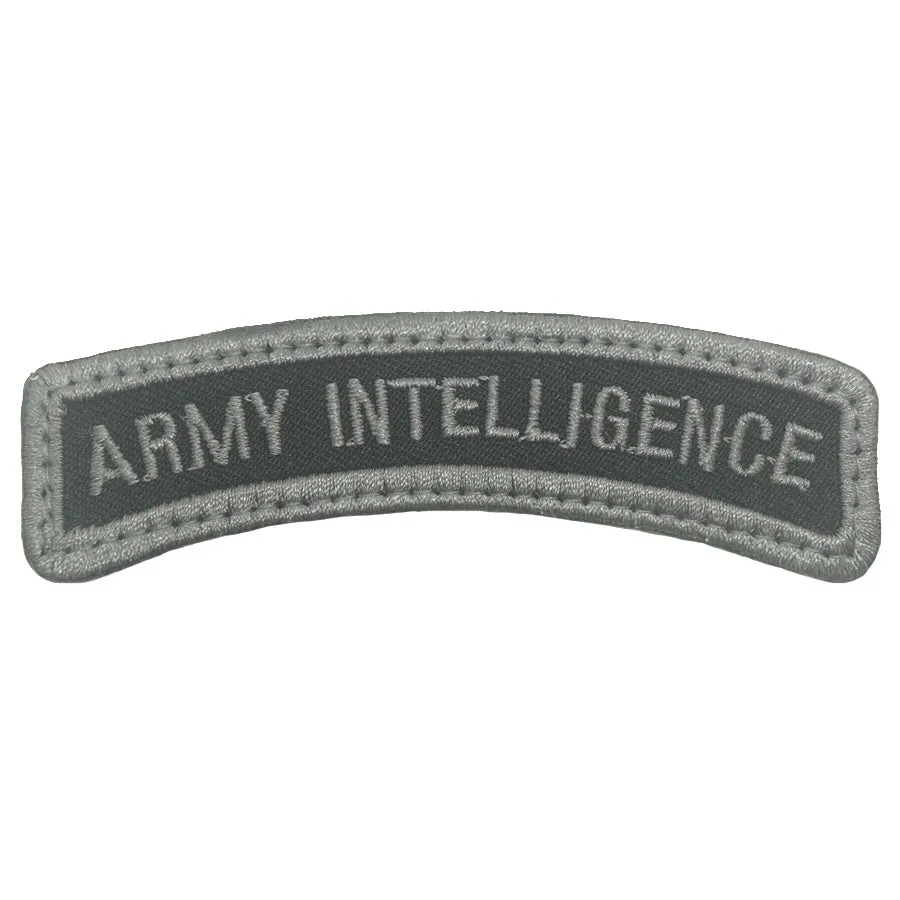 ARMY INTELLIGENCE TAB - BLACK FOLIAGE