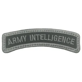 ARMY INTELLIGENCE TAB - BLACK FOLIAGE