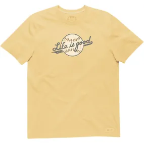 Baseball Script Crusher T-Shirt by Life is good