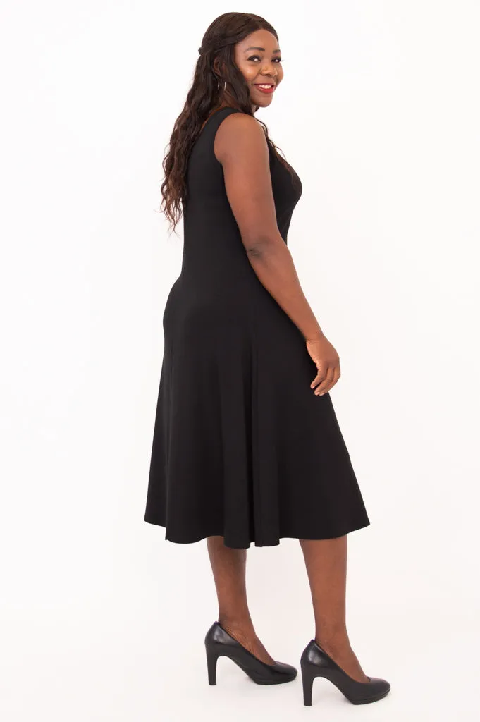 Becca Dress, Black, Bamboo