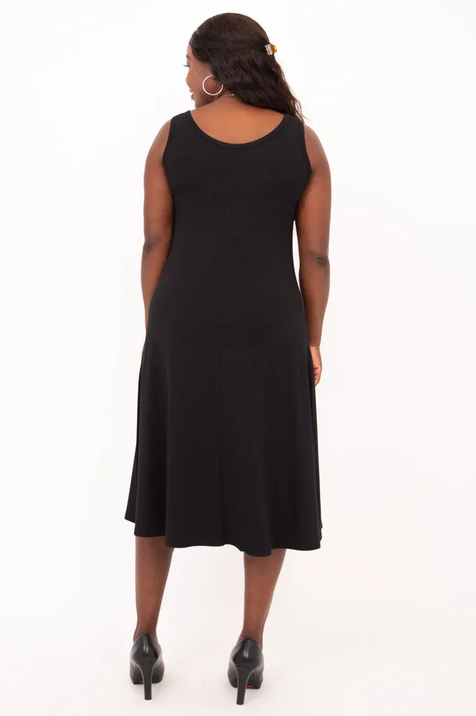 Becca Dress, Black, Bamboo