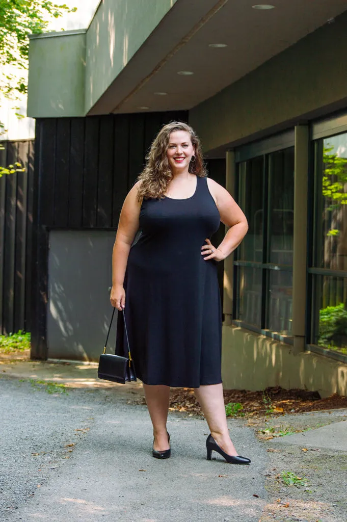 Becca Dress, Black, Bamboo