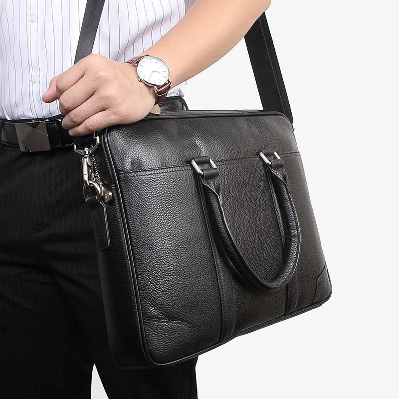 Calgary Genuine Leather Messenger Bag