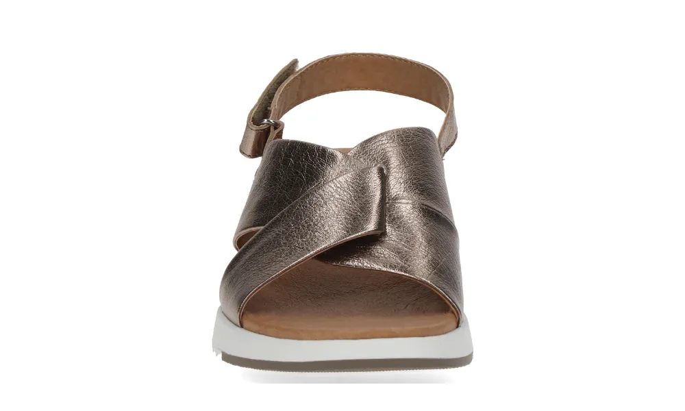 Caprice - Kandy Slingback Sandals Taupe Metallic