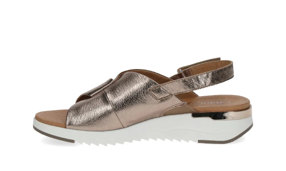 Caprice - Kandy Slingback Sandals Taupe Metallic