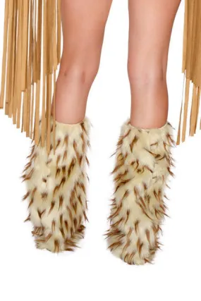 CC239 - Brown Spike Leg warmers***50% OFF