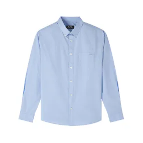 Chemise Edouard (Logo) Bleu Pale