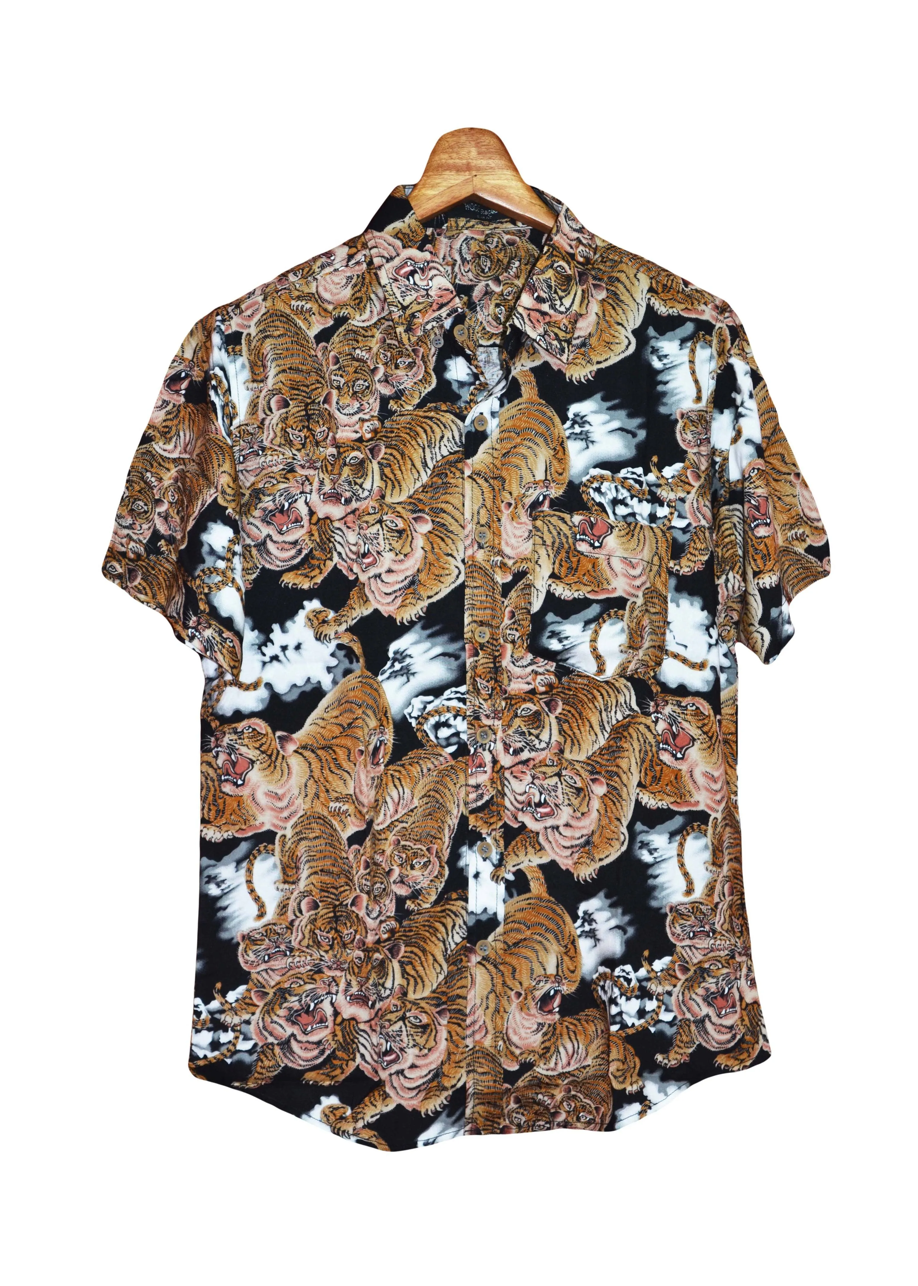 Chemise hawaienne - imprimé tigres