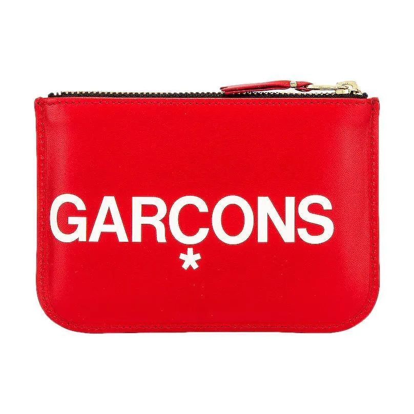 COMME DES GARCONS HUGE LOGO WALLET