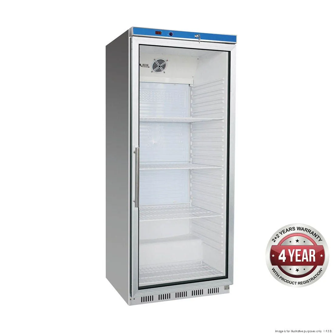 Display Fridge with Glass Door -HR600G S/S