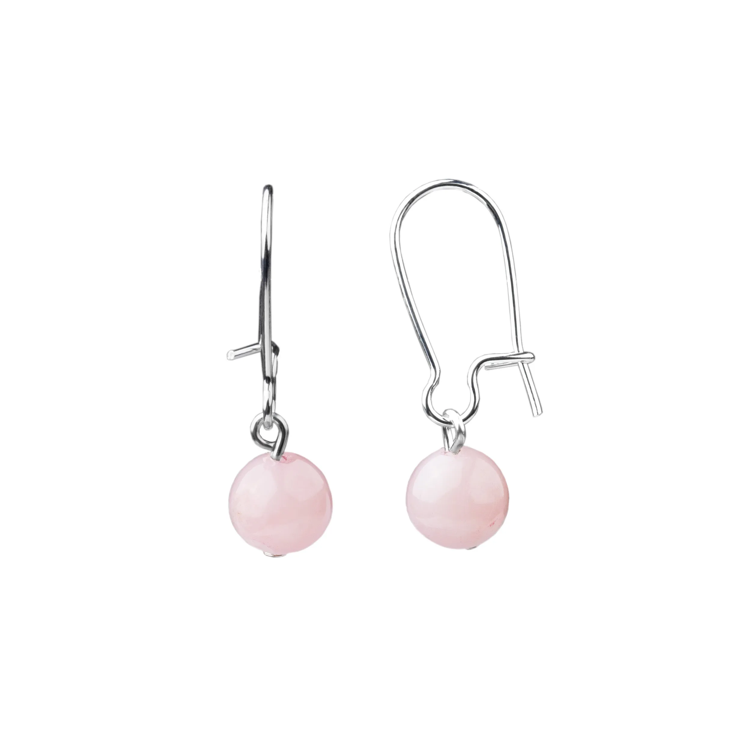 Earring | Kidney Wire - Small  | Rose Quartz