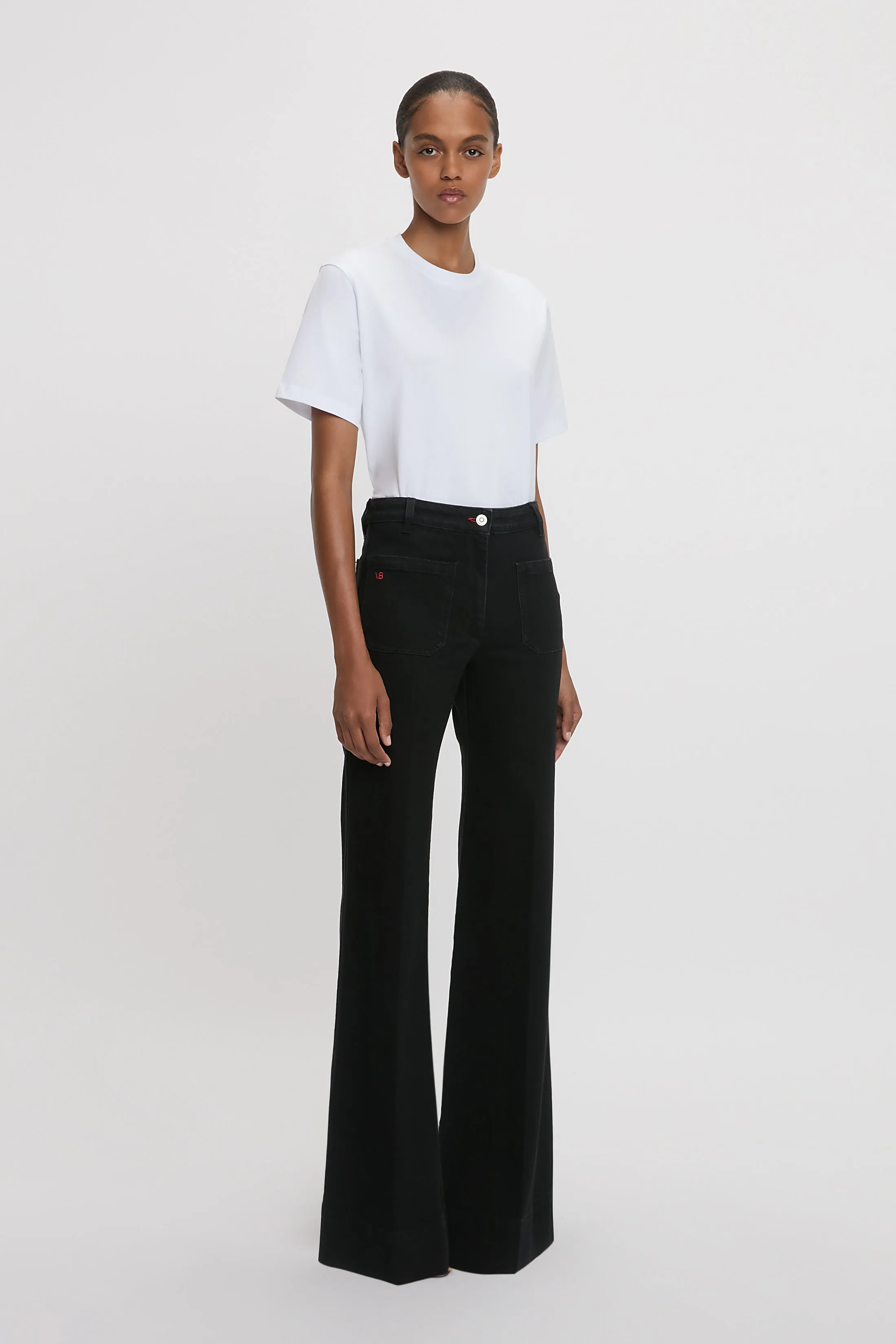 Exclusive Alina High Waisted Jean In Washed Black