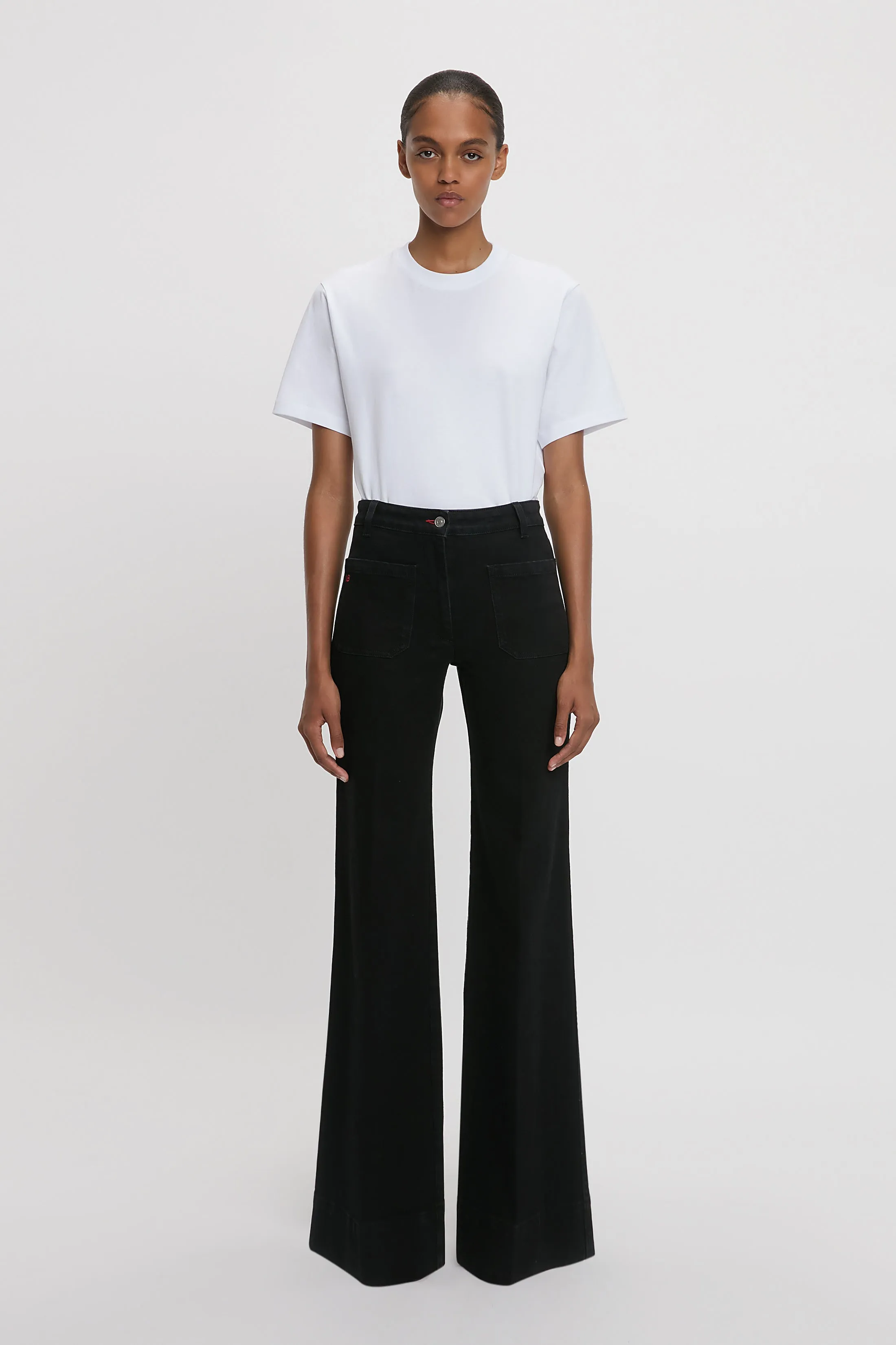 Exclusive Alina High Waisted Jean In Washed Black