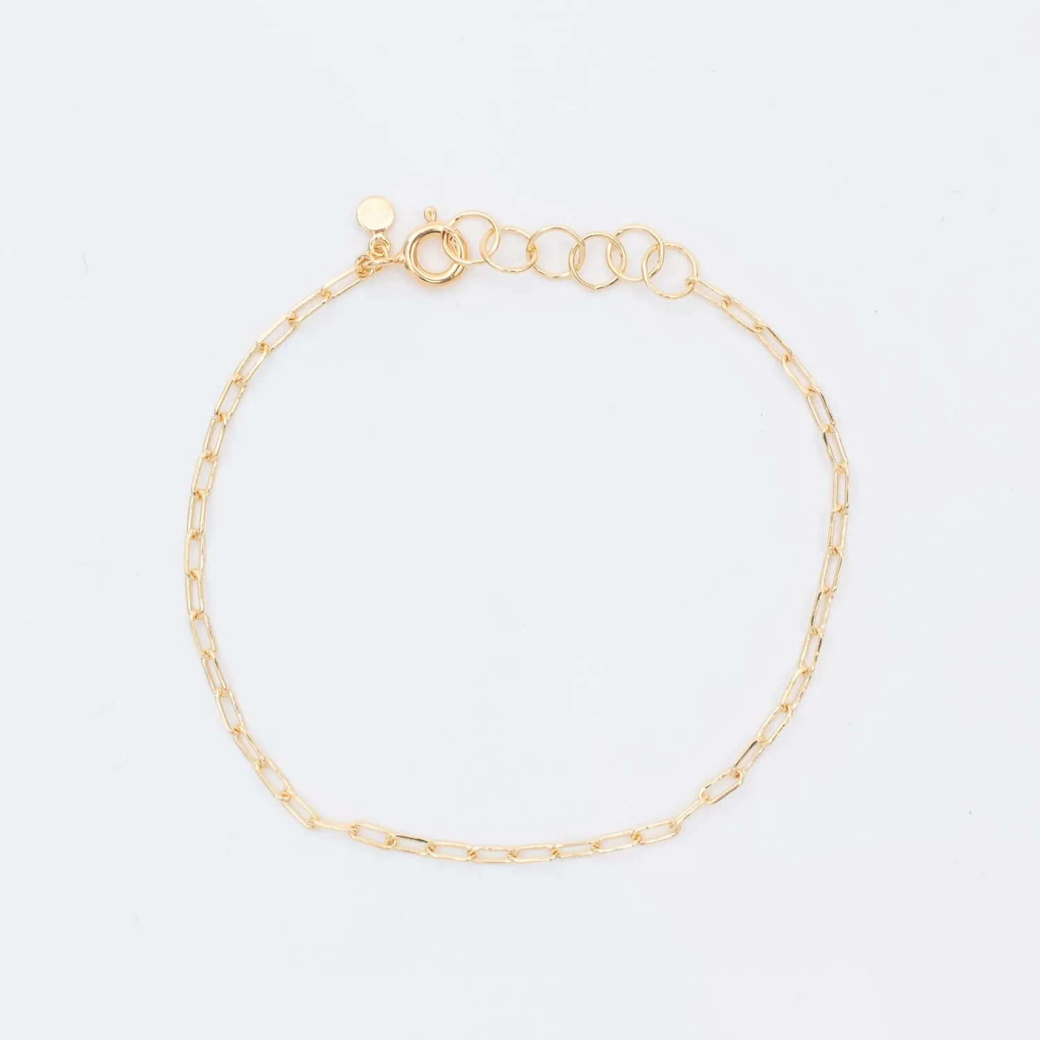 Fine Gold Vermeil Parallel Chain Bracelet