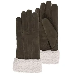 Gants Femme Chocolat en cuir