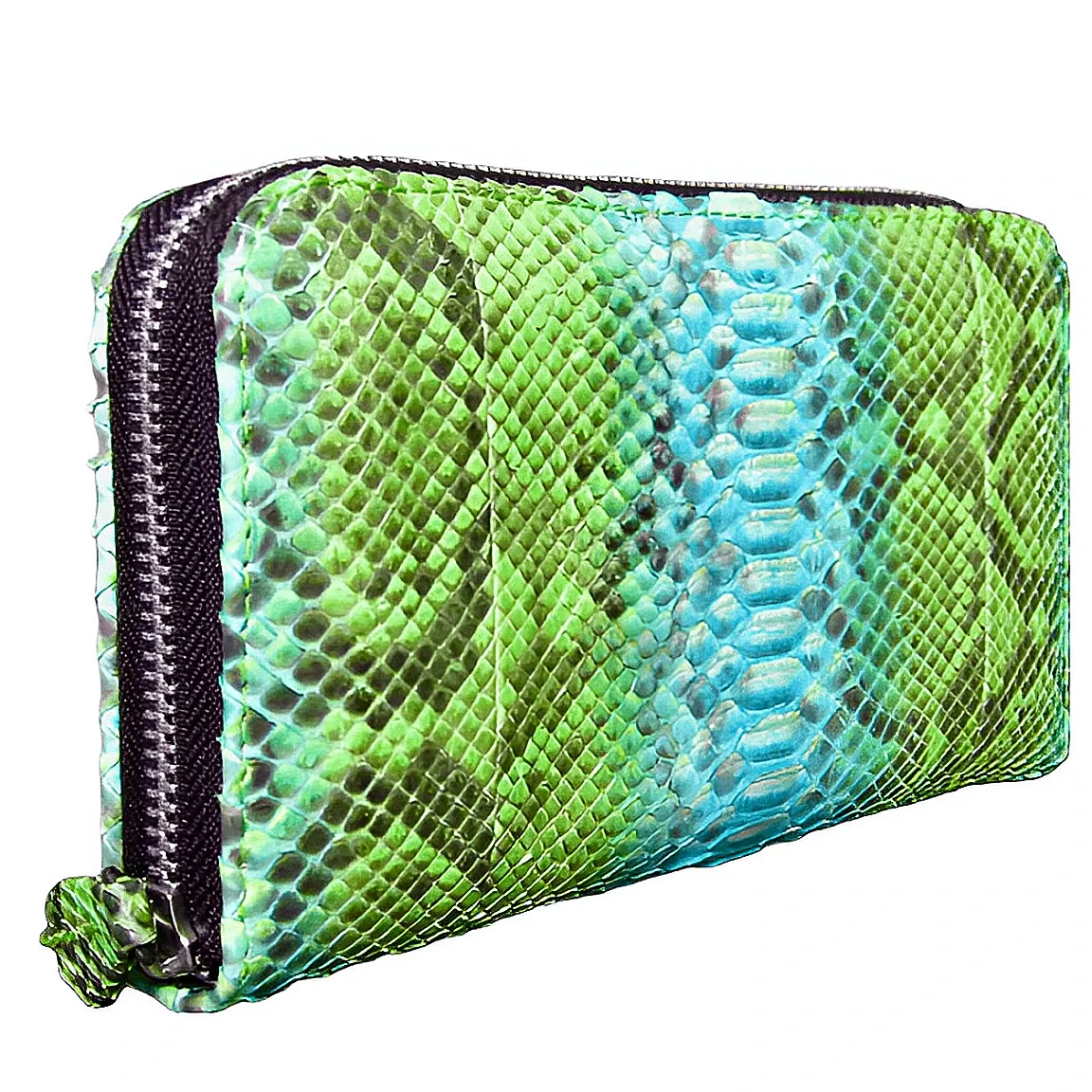 Green Zippy Wallet