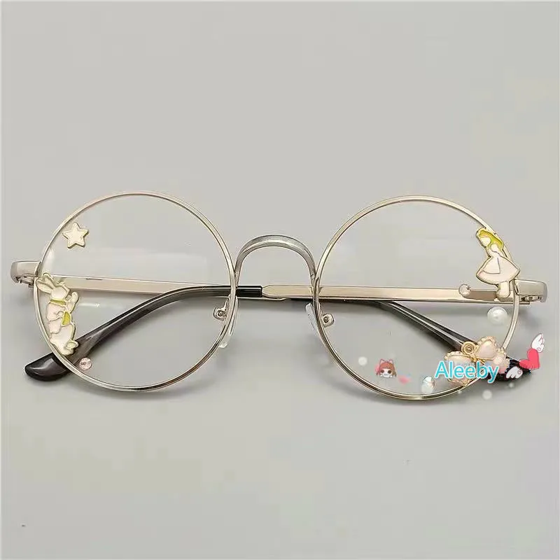 HARAJUKU LOLITA COS ROUND FRAME GLASSES BY12005