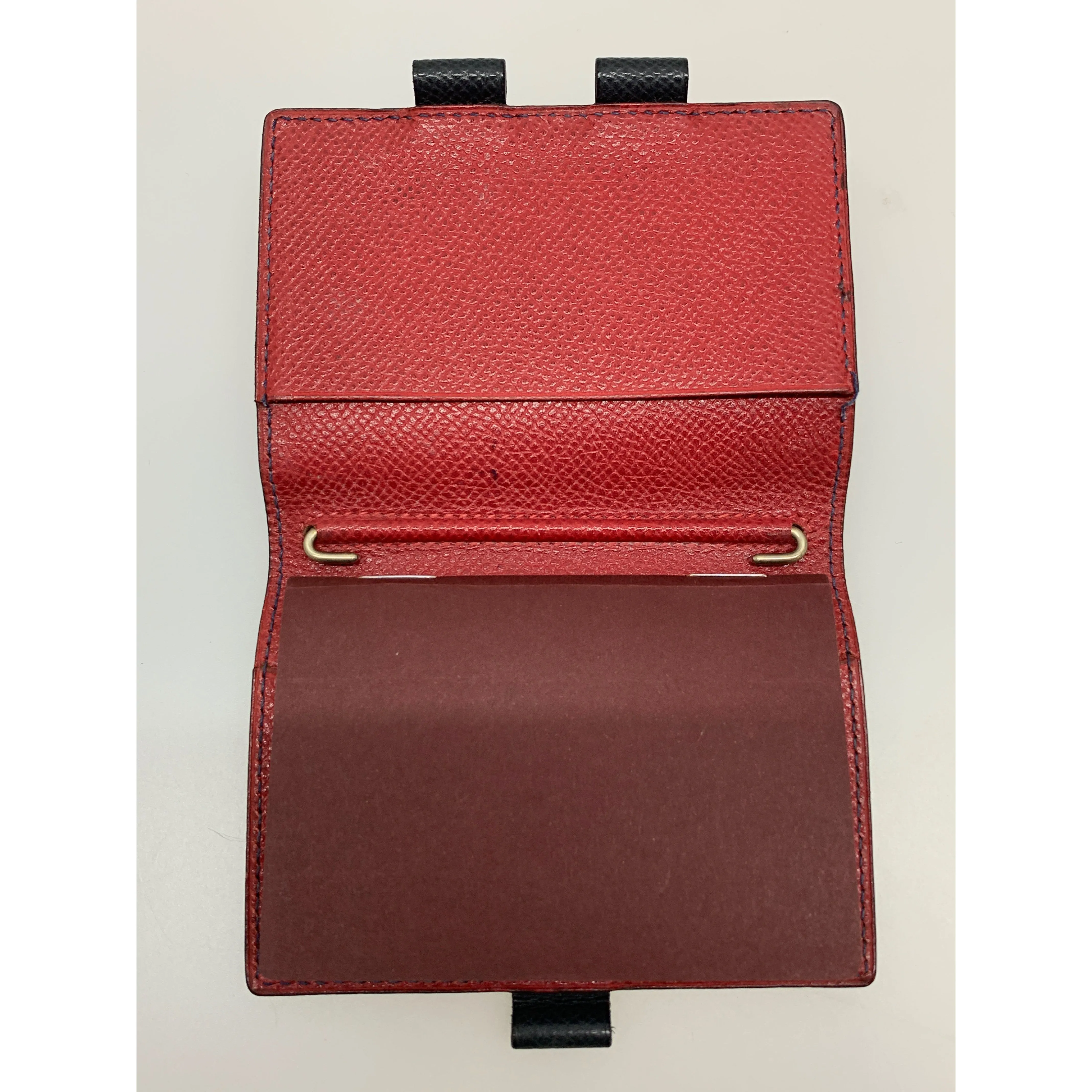 #HERMES/Organizer Cover/NVY/Leather/Plain