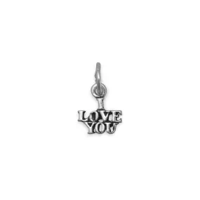 I Love You Silver Keepsake Charm