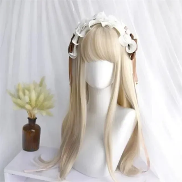 Lolita Cute Girl Long Wavy Wig MK14986