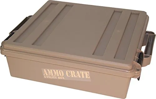 Mtm Ammo Crate 4.5 In. Deep In Tan- Acr5-72 Ammunition Cases And Holders