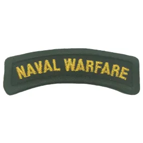 NAVAL WARFARE TAB - BLACK METALLIC GOLD WITH BLACK BORDER