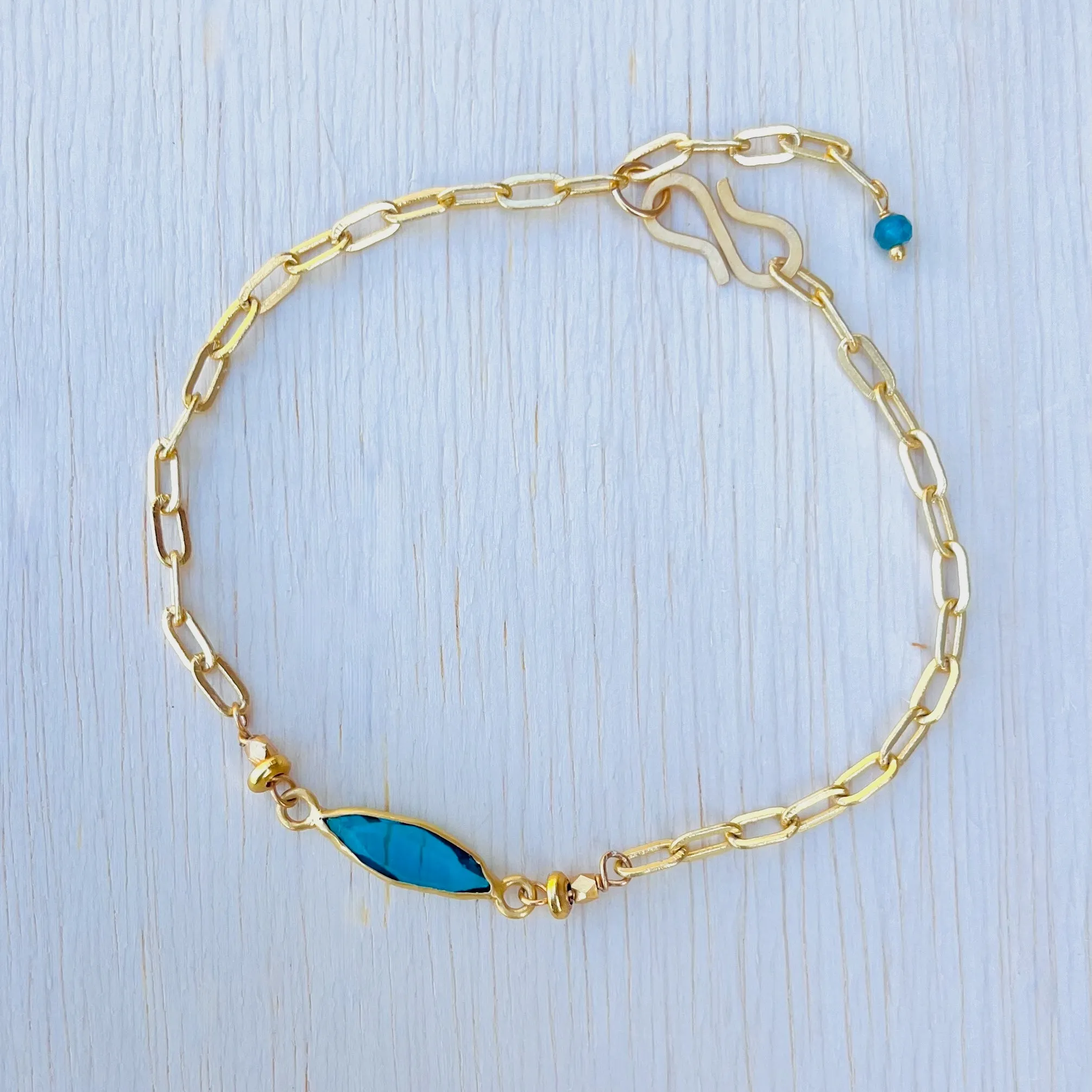 Neon Apatite Mystical Meadow Bracelet