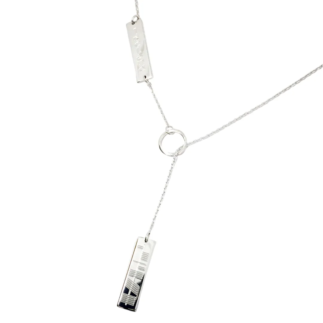 Ogham Lariat Pendant