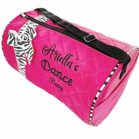 Personalized Embroidered Dance Duffel Bag