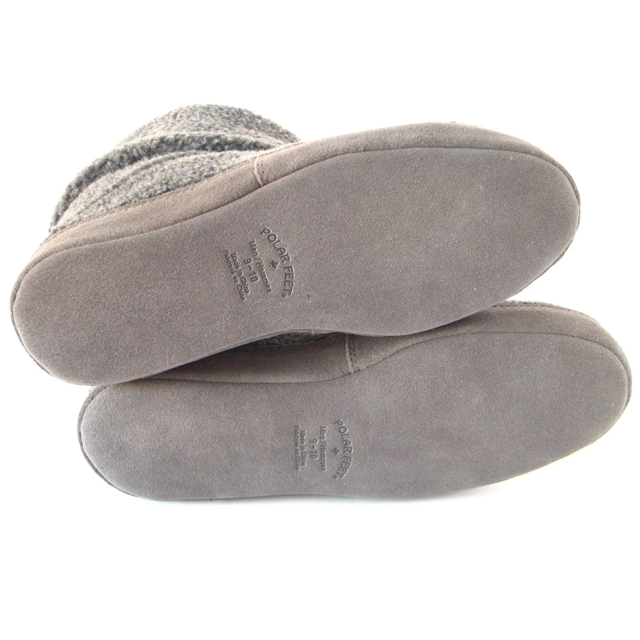 Polar Feet Men's Snugs - Grey Berber