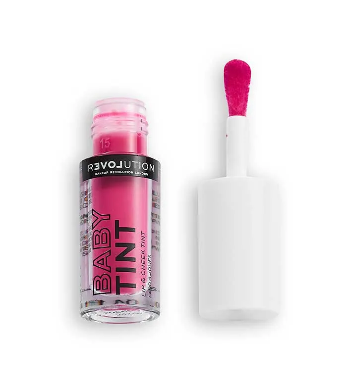 Revolution Relove - Tinte para labios y mejillas Baby Tint - Fuchsia