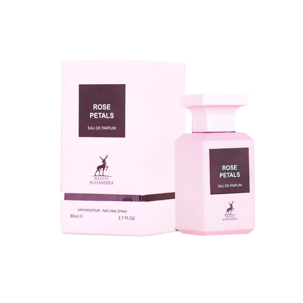 Rose Petals By Maison Alhambra  Eau De Parfum Spray 2.7 oz 80ml