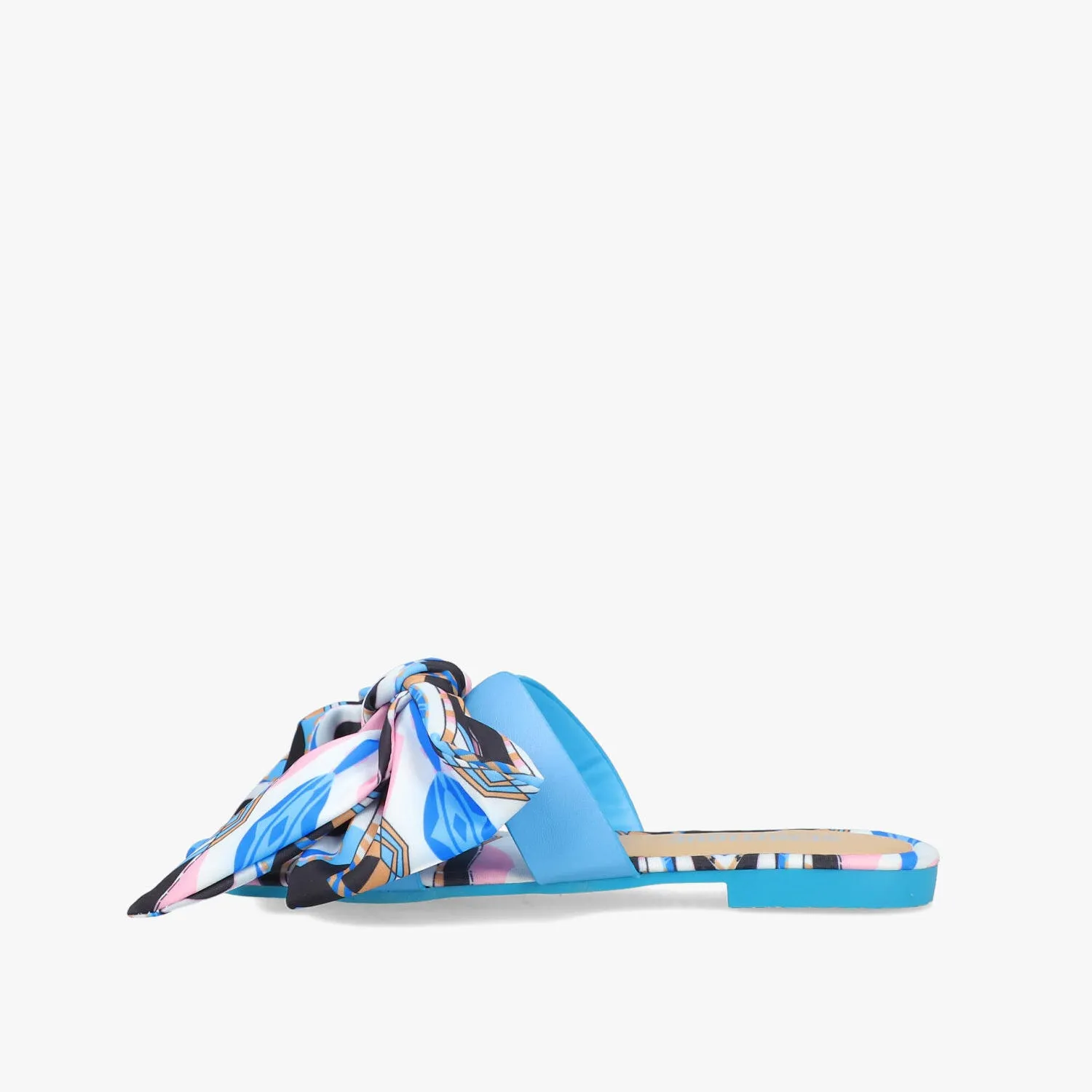 Sandalias Mariam azul multi