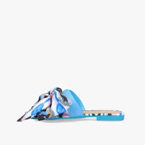 Sandalias Mariam azul multi