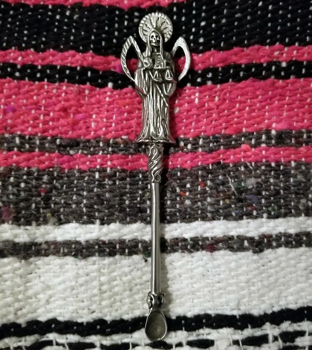 Santa Muerte Spice Spoon