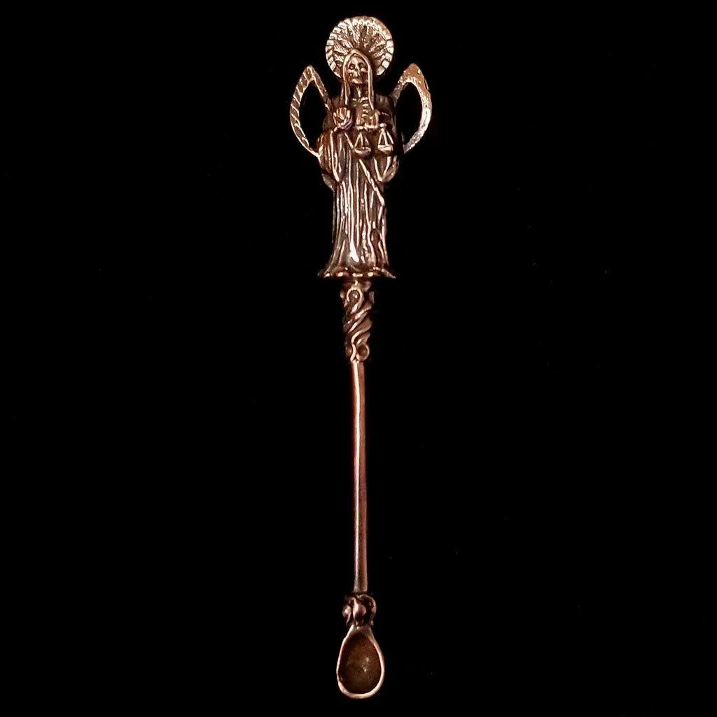 Santa Muerte Spice Spoon