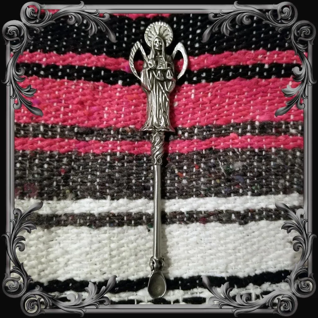 Santa Muerte Spice Spoon