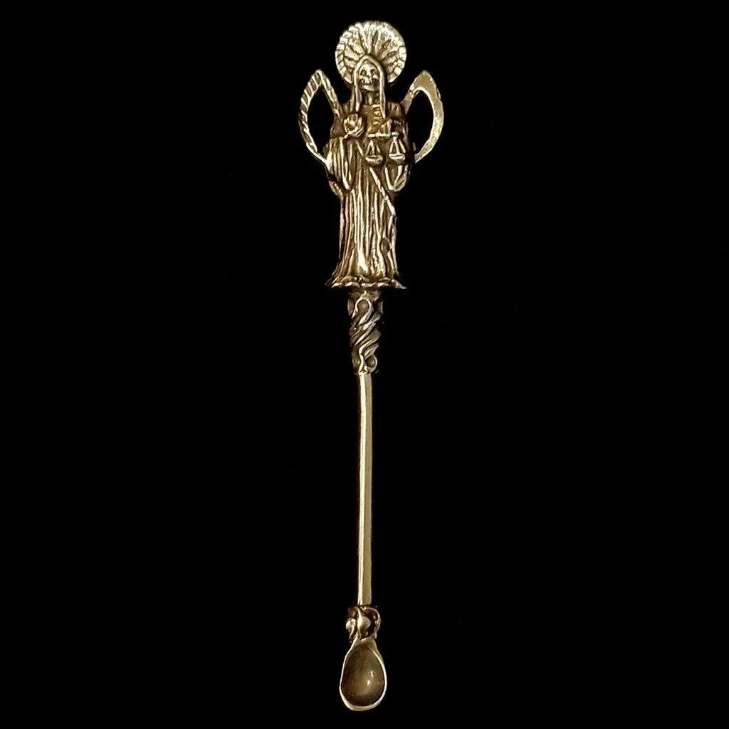 Santa Muerte Spice Spoon