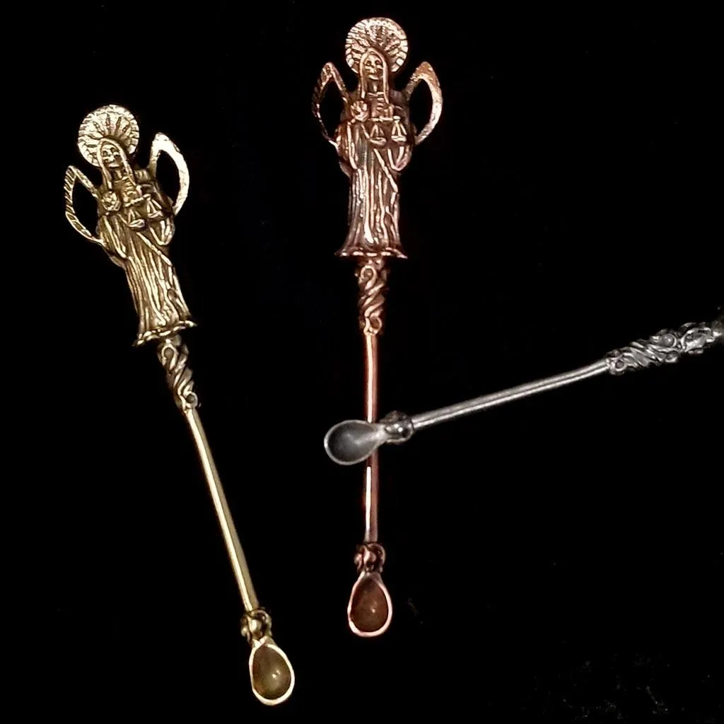 Santa Muerte Spice Spoon