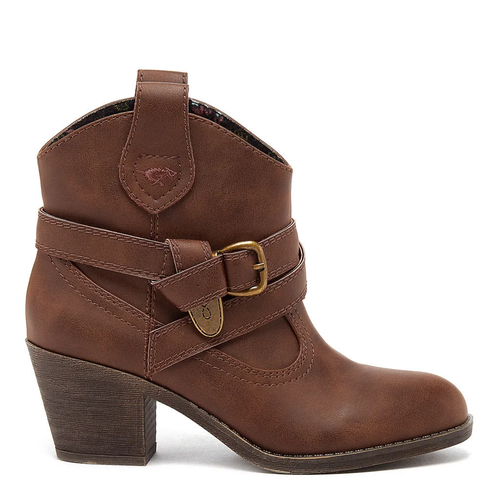 Satire Dark Brown Western Boot