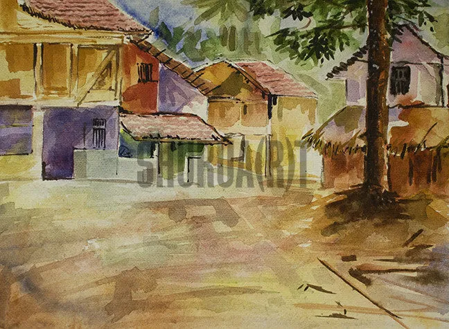 Scene from an Indian Village