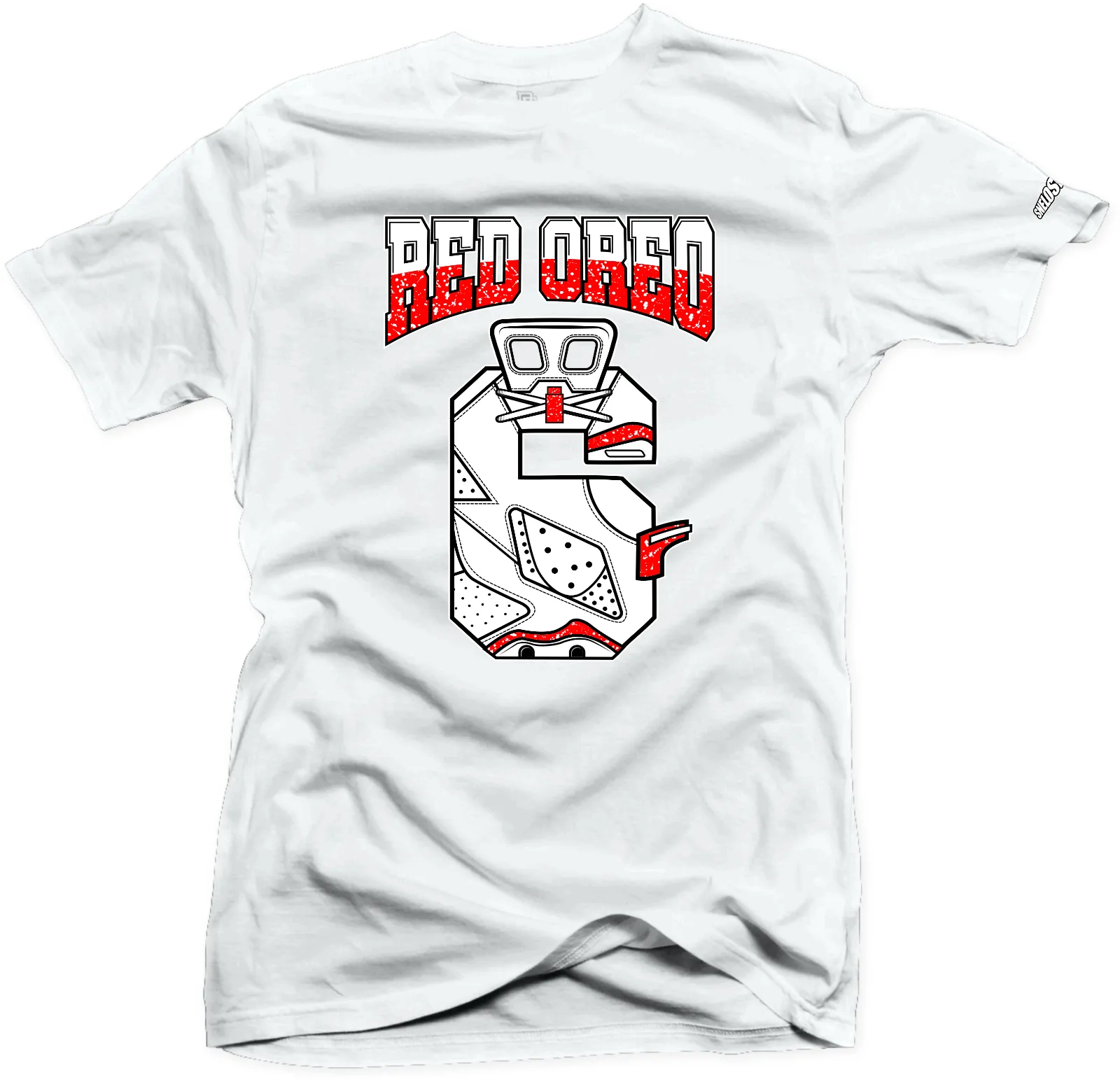 Shirt to Match Jordan 6 Red Oreo Sneakers -Retro 6 Oreo Tees